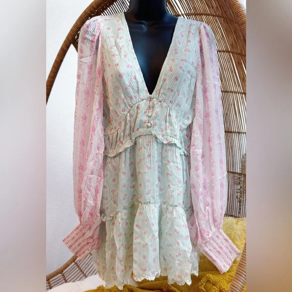indian long maxi dresses Imara Maxi Dress in Rose main image 1
